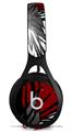 WraptorSkinz Skin Decal Wrap compatible with Beats EP Headphones Baja 0040 Red Dark Skin Only HEADPHONES NOT INCLUDED