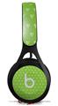 WraptorSkinz Skin Decal Wrap compatible with Beats EP Headphones Hearts Green On White Skin Only HEADPHONES NOT INCLUDED