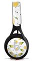 WraptorSkinz Skin Decal Wrap compatible with Beats EP Headphones Lemon Black and White Skin Only HEADPHONES NOT INCLUDED