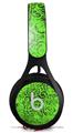 WraptorSkinz Skin Decal Wrap compatible with Beats EP Headphones Folder Doodles Neon Green Skin Only HEADPHONES NOT INCLUDED