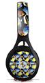 WraptorSkinz Skin Decal Wrap compatible with Beats EP Headphones Tropical Fish 01 Black Skin Only HEADPHONES NOT INCLUDED