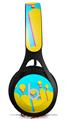 WraptorSkinz Skin Decal Wrap compatible with Beats EP Headphones Drip Yellow Teal Pink Skin Only HEADPHONES NOT INCLUDED