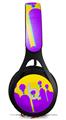 WraptorSkinz Skin Decal Wrap compatible with Beats EP Headphones Drip Purple Yellow Teal Skin Only HEADPHONES NOT INCLUDED