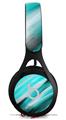 WraptorSkinz Skin Decal Wrap compatible with Beats EP Headphones Paint Blend Teal Skin Only HEADPHONES NOT INCLUDED