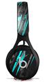 WraptorSkinz Skin Decal Wrap compatible with Beats EP Headphones Baja 0014 Neon Teal Skin Only HEADPHONES NOT INCLUDED