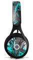 WraptorSkinz Skin Decal Wrap compatible with Beats EP Headphones Baja 0032 Neon Teal Skin Only HEADPHONES NOT INCLUDED