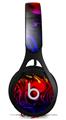 WraptorSkinz Skin Decal Wrap compatible with Beats EP Headphones Liquid Metal Chrome Flame Hot Skin Only HEADPHONES NOT INCLUDED