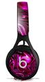 WraptorSkinz Skin Decal Wrap compatible with Beats EP Headphones Liquid Metal Chrome Hot Pink Fuchsia Skin Only HEADPHONES NOT INCLUDED