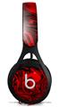WraptorSkinz Skin Decal Wrap compatible with Beats EP Headphones Liquid Metal Chrome Red Skin Only HEADPHONES NOT INCLUDED