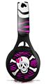 WraptorSkinz Skin Decal Wrap compatible with Beats EP Headphones Pink Zebra Skull Skin Only HEADPHONES NOT INCLUDED