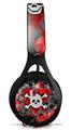 WraptorSkinz Skin Decal Wrap compatible with Beats EP Headphones Emo Skull Bones Skin Only HEADPHONES NOT INCLUDED