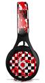 WraptorSkinz Skin Decal Wrap compatible with Beats EP Headphones Checkerboard Splatter Skin Only HEADPHONES NOT INCLUDED