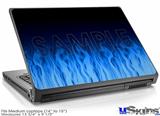 Laptop Skin (Medium) - Fire Flames Blue