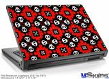 Laptop Skin (Medium) - Goth Punk Skulls