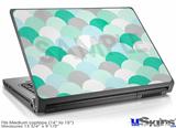 Laptop Skin (Medium) - Brushed Circles Seafoam