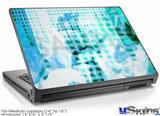 Laptop Skin (Medium) - Electro Graffiti Blue