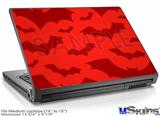 Laptop Skin (Medium) - Deathrock Bats Red
