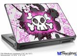 Laptop Skin (Medium) - Cartoon Skull Pink