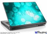 Laptop Skin (Medium) - Bokeh Hex Neon Teal