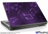Laptop Skin (Medium) - Bokeh Music Purple