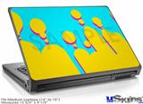 Laptop Skin (Medium) - Drip Yellow Teal Pink