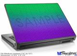 Laptop Skin (Medium) - Faded Dots Purple Green