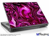 Laptop Skin (Medium) - Liquid Metal Chrome Hot Pink Fuchsia