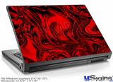 Laptop Skin (Medium) - Liquid Metal Chrome Red