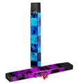 Skin Decal Wrap 2 Pack for Juul Vapes Blue Star Checkers JUUL NOT INCLUDED