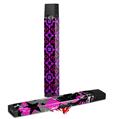 Skin Decal Wrap 2 Pack for Juul Vapes Pink Floral JUUL NOT INCLUDED