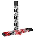 Skin Decal Wrap 2 Pack for Juul Vapes Skull Checkerboard JUUL NOT INCLUDED