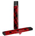 Skin Decal Wrap 2 Pack for Juul Vapes Red Plaid JUUL NOT INCLUDED