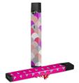 Skin Decal Wrap 2 Pack for Juul Vapes Brushed Circles Pink JUUL NOT INCLUDED