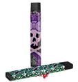 Skin Decal Wrap 2 Pack for Juul Vapes Purple Girly Skull JUUL NOT INCLUDED