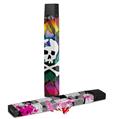 Skin Decal Wrap 2 Pack for Juul Vapes Rainbow Plaid Skull JUUL NOT INCLUDED