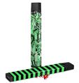 Skin Decal Wrap 2 Pack for Juul Vapes Scene Kid Sketches Green JUUL NOT INCLUDED