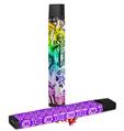 Skin Decal Wrap 2 Pack for Juul Vapes Scene Kid Sketches Rainbow JUUL NOT INCLUDED