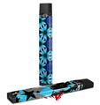 Skin Decal Wrap 2 Pack for Juul Vapes Daisies Blue JUUL NOT INCLUDED