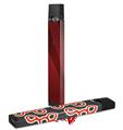 Skin Decal Wrap 2 Pack for Juul Vapes VintageID 25 Red JUUL NOT INCLUDED