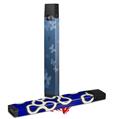 Skin Decal Wrap 2 Pack for Juul Vapes Bokeh Butterflies Blue JUUL NOT INCLUDED