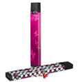 Skin Decal Wrap 2 Pack for Juul Vapes Bokeh Butterflies Hot Pink JUUL NOT INCLUDED