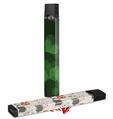 Skin Decal Wrap 2 Pack for Juul Vapes Bokeh Hearts Green JUUL NOT INCLUDED