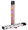 Skin Decal Wrap 2 Pack for Juul Vapes Lemon Pink JUUL NOT INCLUDED