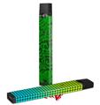 Skin Decal Wrap 2 Pack for Juul Vapes Folder Doodles Green JUUL NOT INCLUDED