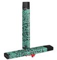 Skin Decal Wrap 2 Pack for Juul Vapes Folder Doodles Seafoam Green JUUL NOT INCLUDED