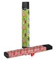 Skin Decal Wrap 2 Pack for Juul Vapes Beach Party Umbrellas Sage Green JUUL NOT INCLUDED
