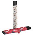 Skin Decal Wrap 2 Pack for Juul Vapes Sea Shells 02 White JUUL NOT INCLUDED
