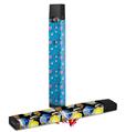Skin Decal Wrap 2 Pack for Juul Vapes Seahorses and Shells Blue Medium JUUL NOT INCLUDED