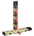 Skin Decal Wrap 2 Pack for Juul Vapes Beach Flowers 02 Coral JUUL NOT INCLUDED