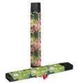 Skin Decal Wrap 2 Pack for Juul Vapes Beach Flowers 02 Pink JUUL NOT INCLUDED